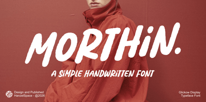 Morthin Font Poster 1