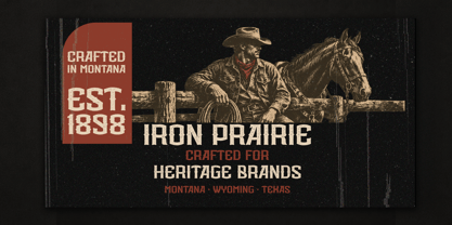 Iron Prairie Font Poster 4