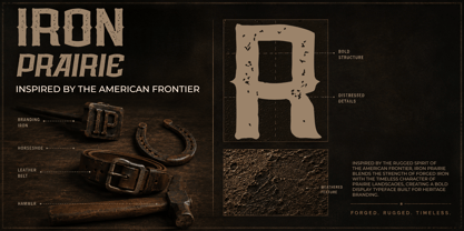 Iron Prairie Font Poster 2