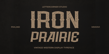 Iron Prairie Font Poster 1
