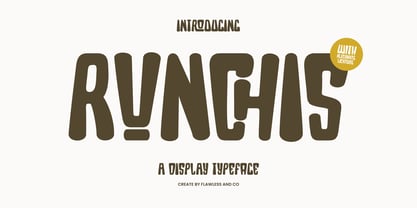 Runchis Font Poster 1