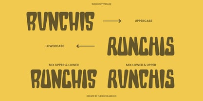Runchis Font Poster 5