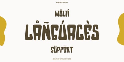 Runchis Font Poster 10