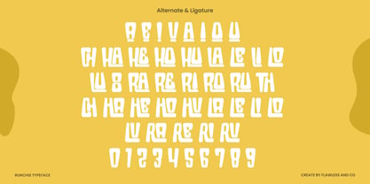 Runchis Font Poster 9