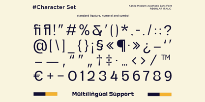Kanile Font Poster 11