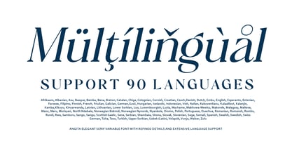 Angita Font Poster 10