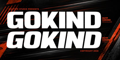 MLTP Gokind Font Poster 2