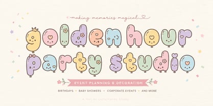 Cloudwink Font Poster 7