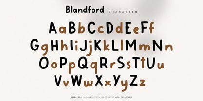 Blandford Font Poster 7