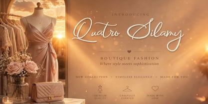 Quatro Silamy Font Poster 1