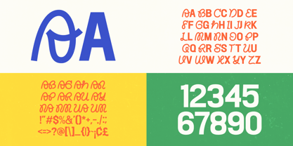 Mono Scribble Font Poster 9