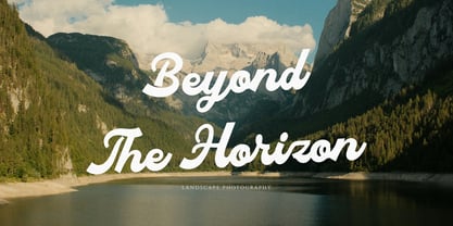 Nostalgia Riviera Font Poster 5