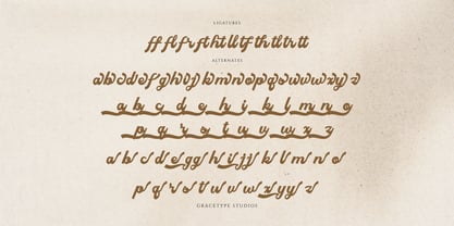 Nostalgia Riviera Font Poster 12