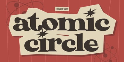 Atomic Circle Font Poster 1