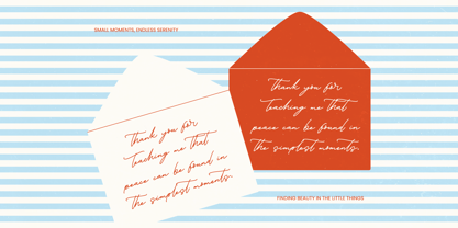 Handwritten Karleina Font Poster 3