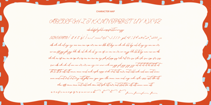 Handwritten Karleina Font Poster 8