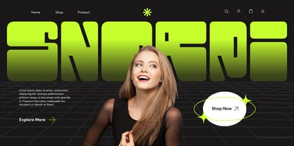 Mosh Cube Font Poster 9