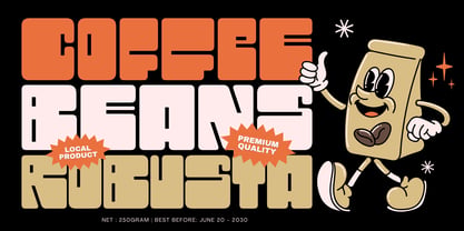 Mosh Cube Font Poster 8
