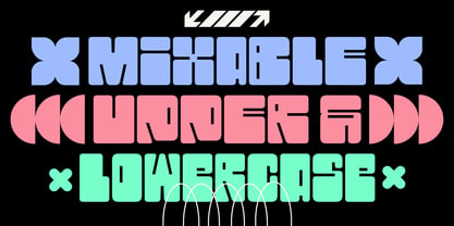 Mosh Cube Font Poster 2