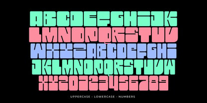 Mosh Cube Font Poster 4