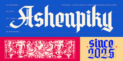Ashenpiky Font Poster 3