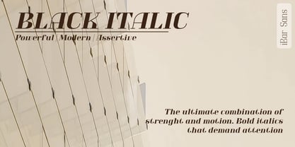 Ibar Didone Font Poster 5