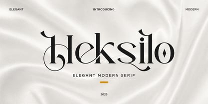 Heksilo Font Poster 1