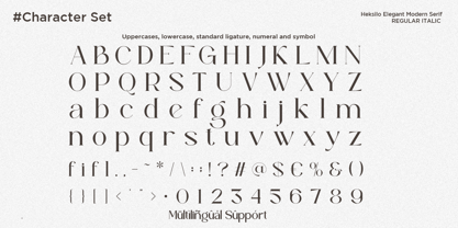 Heksilo Font Poster 9