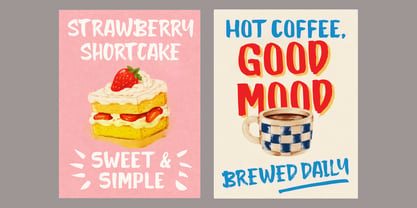 Bread & Crush Font Poster 7