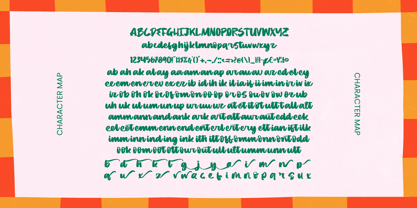 Silhuett Mhike Font Poster 8