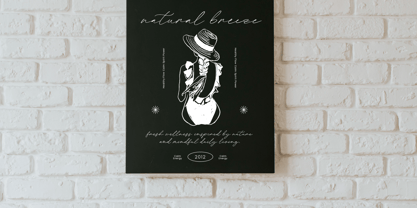 Melghita Font Poster 4