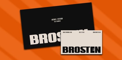 Brakston Font Poster 8