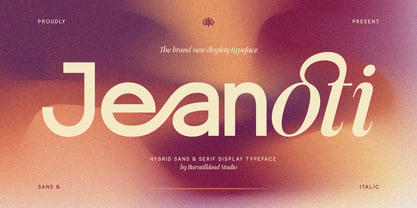 Jeanoti Font Poster 1