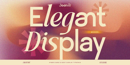 Jeanoti Font Poster 10