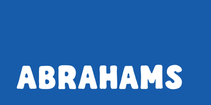 Abrahams Font Poster 1