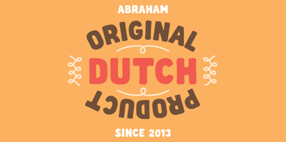 Abrahams Font Poster 10