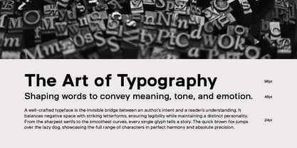 Hona Font Poster 7