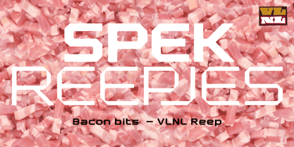 VLNL Reep Font Poster 3