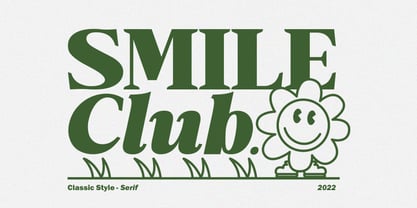 Smile Club Font Poster 1