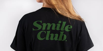 Smile Club Font Poster 6