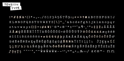Universal Pica Font Poster 2
