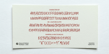 Luck Flows Font Poster 8