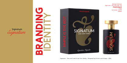 Signatum Font Poster 11