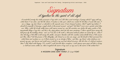 Signatum Font Poster 15