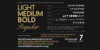 Signatum Font Poster 3