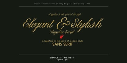 Signatum Font Poster 5