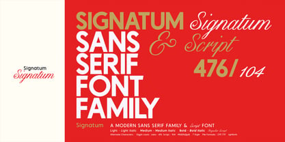 Signatum Font Poster 4