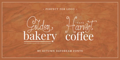 Autumn Daydream Font Poster 2