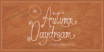 Autumn Daydream Font Poster 1