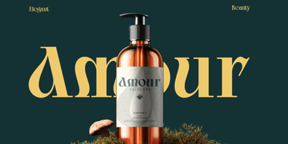 Glamour Avegato Font Poster 7